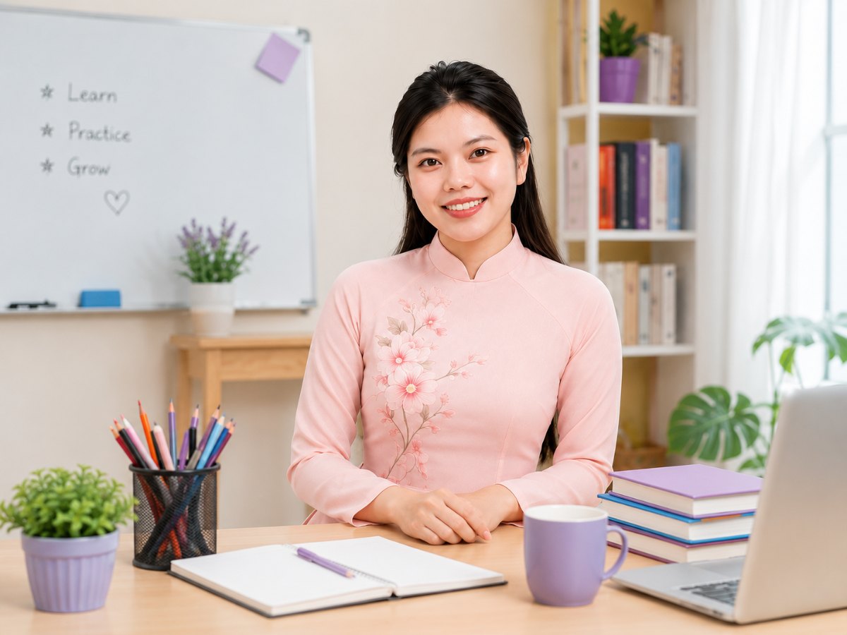 Cô Uyên Vy, giáo viên tiếng Anh tại Huế